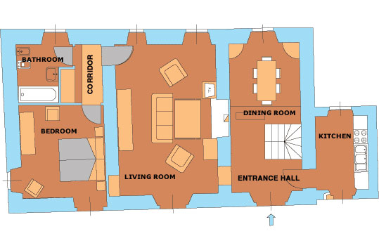 Casa Caterina First Floor Plan